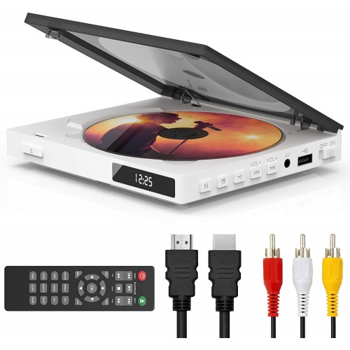DVD Player, HDMI AV Output, All Region Free CD DVD Players for TV